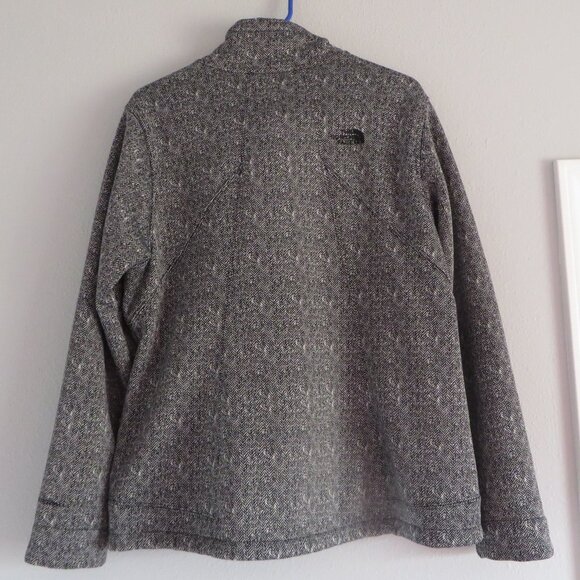 The north face women's winter jacket size XL black/white inside thick fleece - Picture 2 of 13